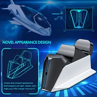 Ładowarka do Sony PlayStation5 kontroler bezprzewodowy type-c USB podwójna szybka podstawka ładująca stacja dokująca do PS5 Joystick gamepady 6